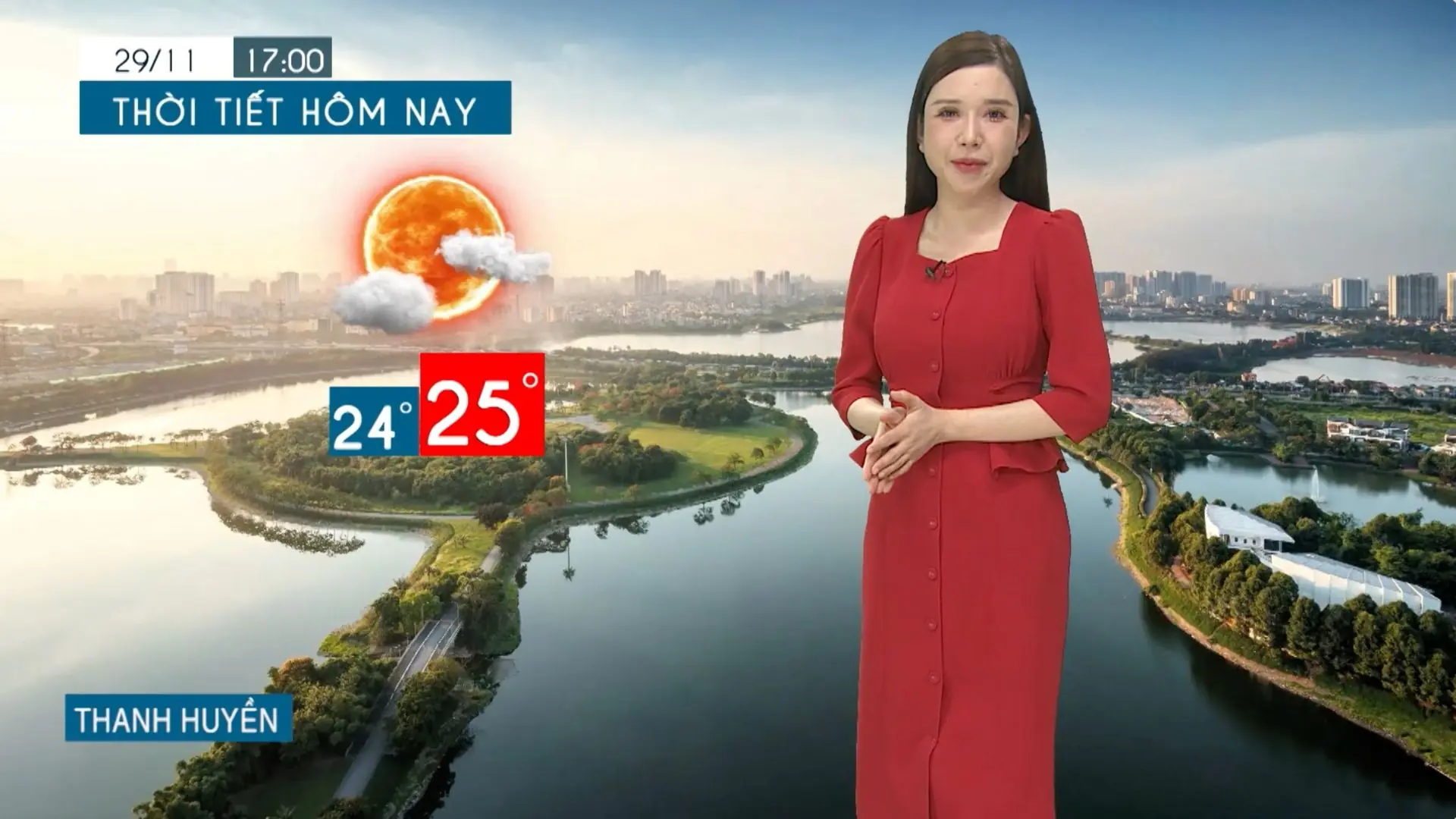 Dự báo thời tiết tối | 29/11/2025